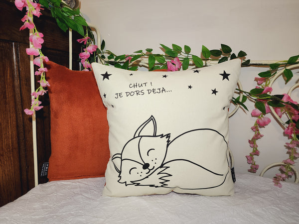 Coussin phosphorescent Petit goupil.