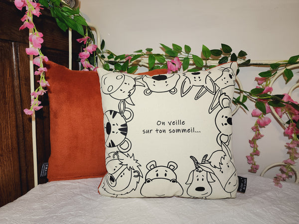 Coussin phosphorescent Veille des animaux.