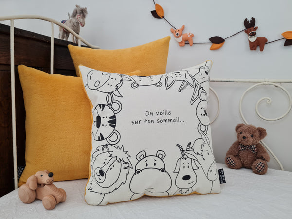Coussin phosphorescent Veille des animaux.