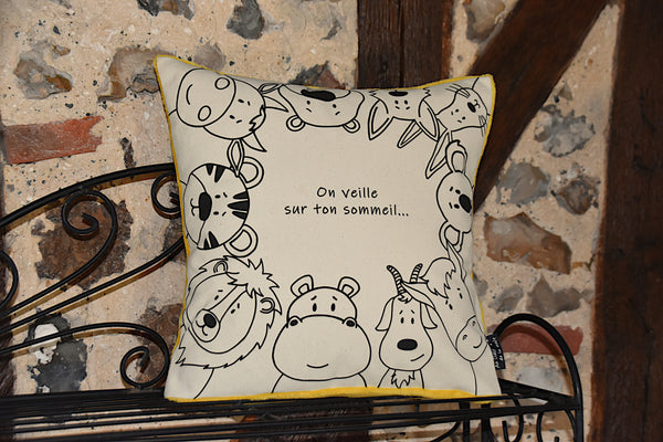 Coussin phosphorescent Veille des animaux.