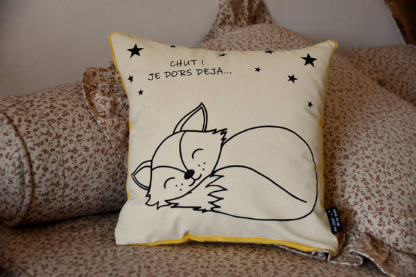 Coussin phosphorescent Petit goupil.